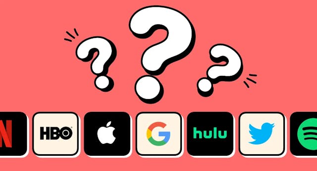 Do Netflix, HBO, Apple, Google, Hulu, Twitter and Spotify, agree with these designers?